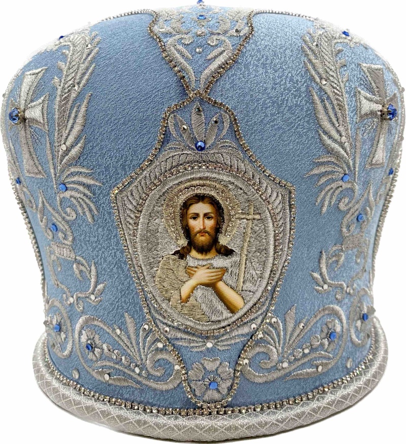 Mitre "Cross in a Wreath"