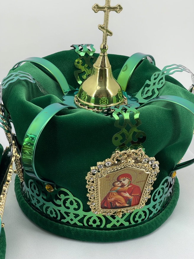 Wedding Crowns (pair) Ø20cm Height 25cm (colored bulat)