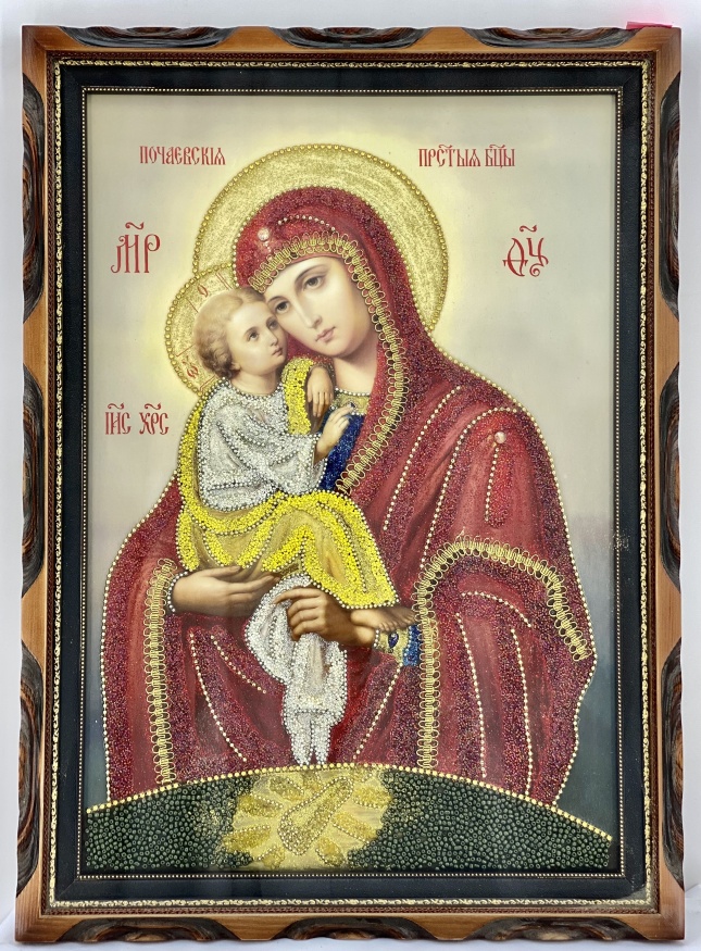 Icon of the Mother of God: "Pochaev" 54x70