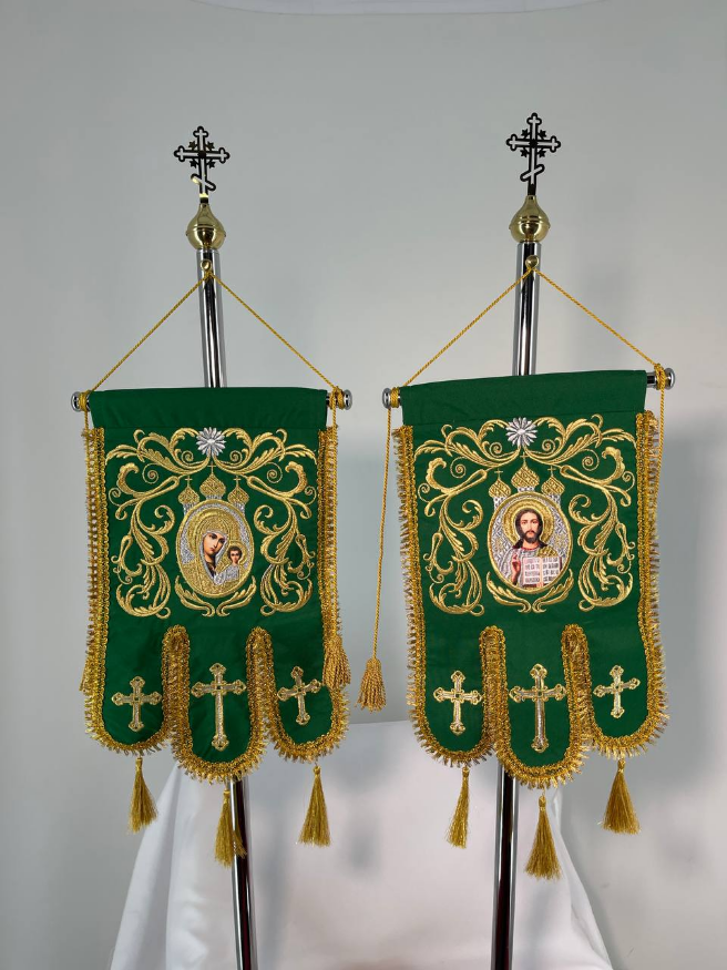 Embroidered Banners Pair (mini)