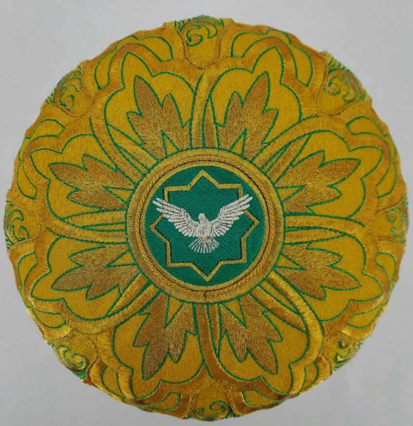 Mitra "Galloon with Evangelists" brocade