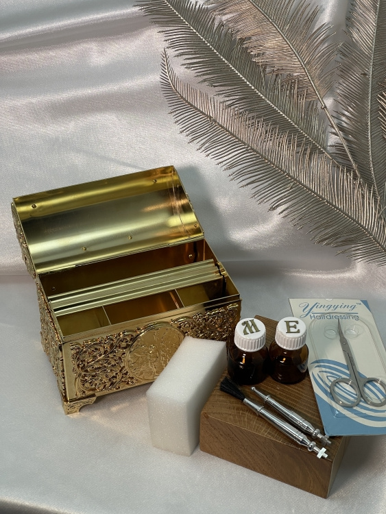 Baptismal Box Gold - Gold