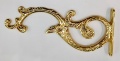 Bracket for Hanging Vigil Lamp (Whale, Gold) Length 20cm