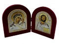 Velvet Folding Icon Triptych (pair) 11x13