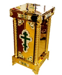 Altar Bread Offering Table 41×41cm with Casting (height 86.5cm)