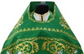 Priest Vestments, embroidered on gabardine, embroidered center with icons and embroidered galloon