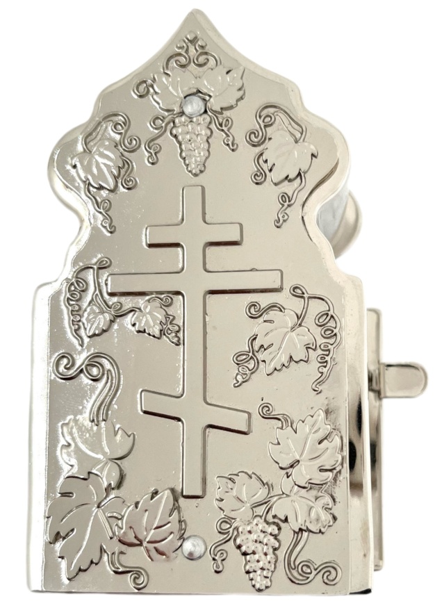 Ciborium, nickel-plated, 9.5×5.7 cm