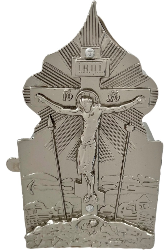 Ciborium, nickel-plated, 9.5×5.7 cm