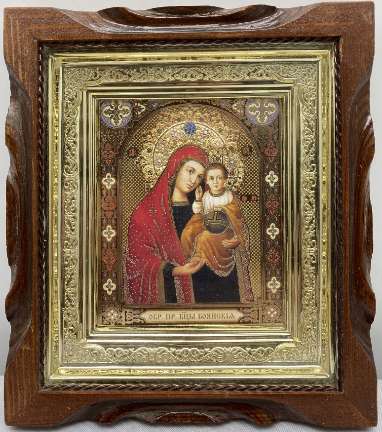 Icon of the Mother of God "Boyanska" 19x17