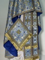 Greek Style Vestment, Brocade Fabric with Sewn Galloon