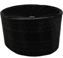 Greek Skufia, Black, Stretch Fabric