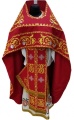 Priest Vestments, Embroidered on Gabardine, Embroidered Centre with Embroidered Galloon