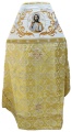 Priest Vestment Combined from Brocade "Greek Cross" with Embroidered Epitrachelion, Embroidery "New Embroidery"