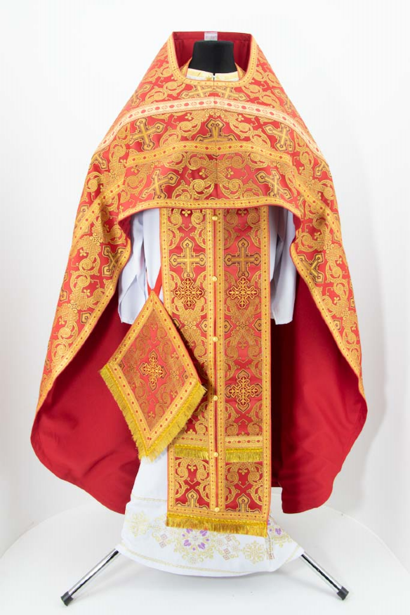 Vestments made of brocade