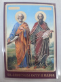 Laminated Icon of the Holy Apostles Peter and Paul