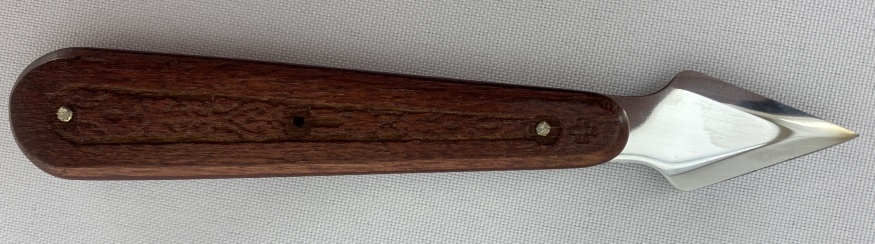 Small Spear with Flat Handle and Cutouts 12.5×2 cm