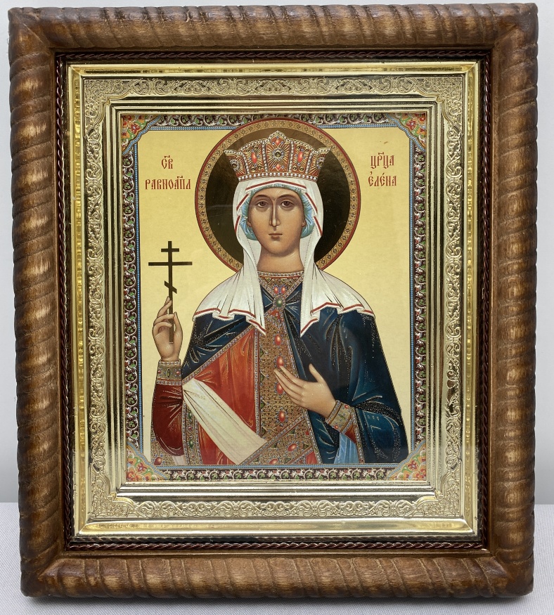 Icon of Saint Equal-to-the-Apostles Tsarina Helena 22.5×25.5cm