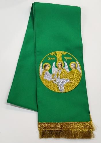 Bookmark with the Icon of the Old Testament Trinity