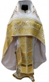 Priest Vestments Combined Brocade "Kyiv Cross" with Embroidered Epitrachelion, Embroidery "New Embroidery"