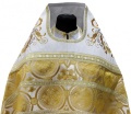 Priest Vestments Combined Brocade "Kyiv Cross" with Embroidered Epitrachelion, Embroidery "New Embroidery"