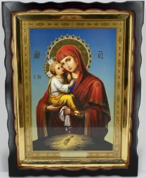 Icon of the Mother of God "Pochayiv" 47x41