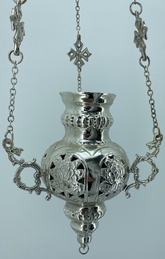 Hanging Nickel Vigil Lamp