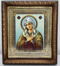 Icon of the Mother of God "Tenderness" 22.5×25.5 cm