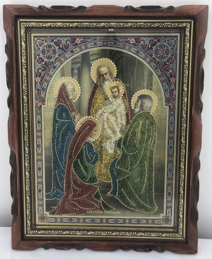 Icon of the Meeting of the Lord 36×46