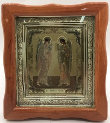 Icon of Holy Archangels Michael and Gabriel 19×17