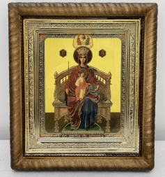 Icon of the Mother of God "Sovereign" 22.5×25.5 cm