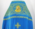 Priest Vestments, Embroidered on Velvet, Embroidery "Circle" with Embroidered Galloon