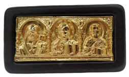 Car Triple Icon (metal, gold)