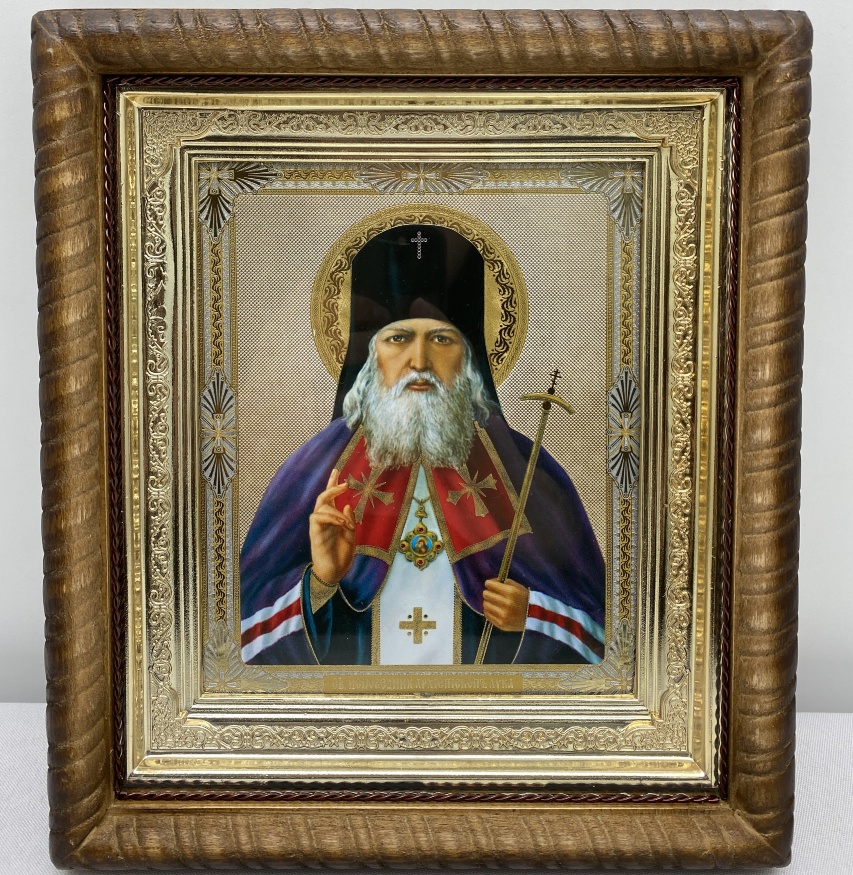 Icon of Saint Luke of Crimea (waist-length) 22.5×25.5cm