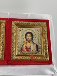 Velvet Folding Icon Triptych