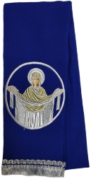 Bookmark "Intercession" blue