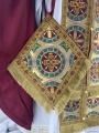 Combined Vestment with Embroidered Icon on Velvet
