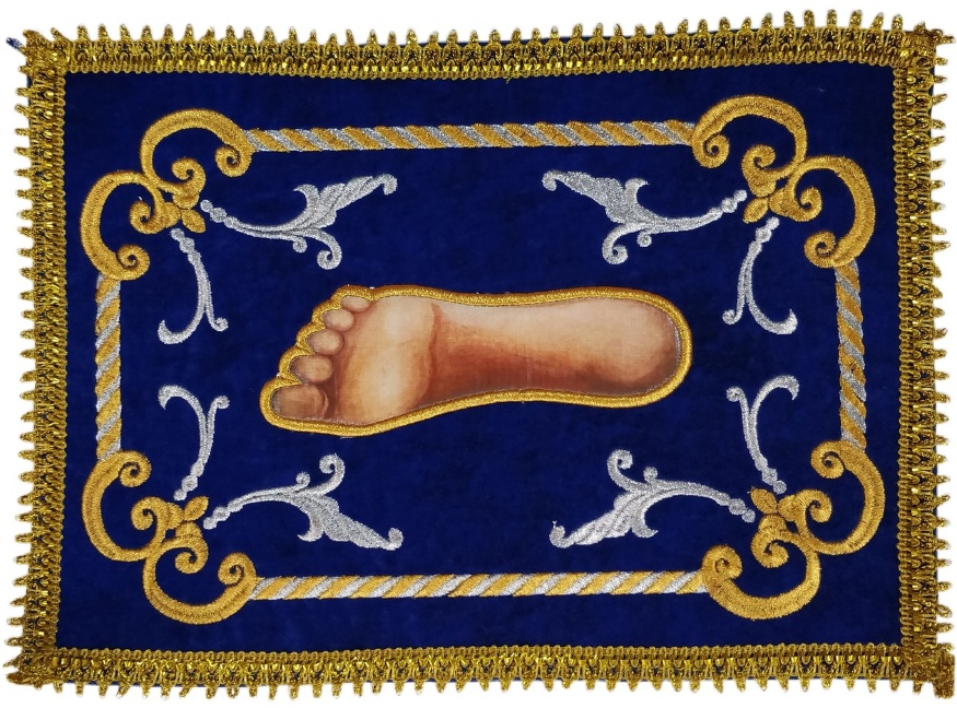 Footprint of the Mother of God 37x27