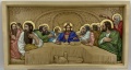 Icon of the Last Supper (painting, carved)