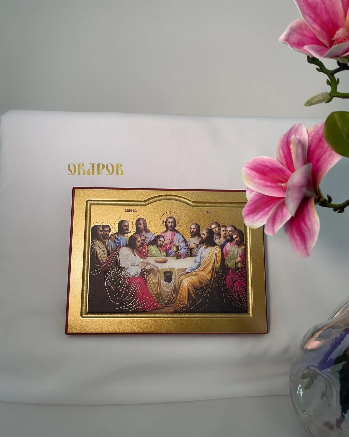Icon "The Last Supper" 28.5×21cm