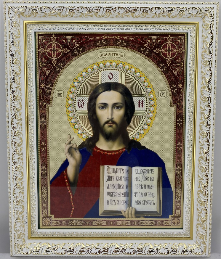 Icons "Wedding Couple" (lithography with velvet) 49x39