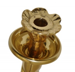 Deacon Candleholder (wooden handle)