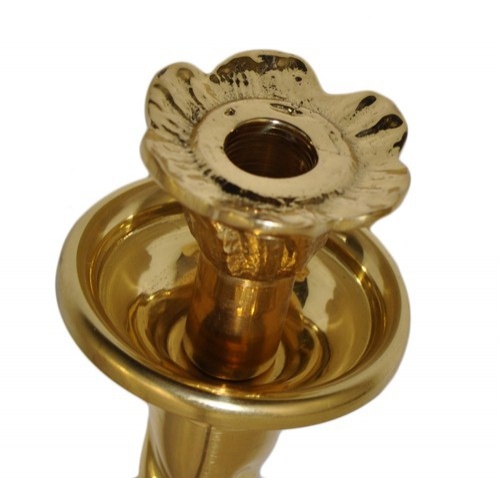 Deacon Candleholder (wooden handle)