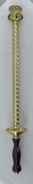 Deacon Candleholder (wooden handle)