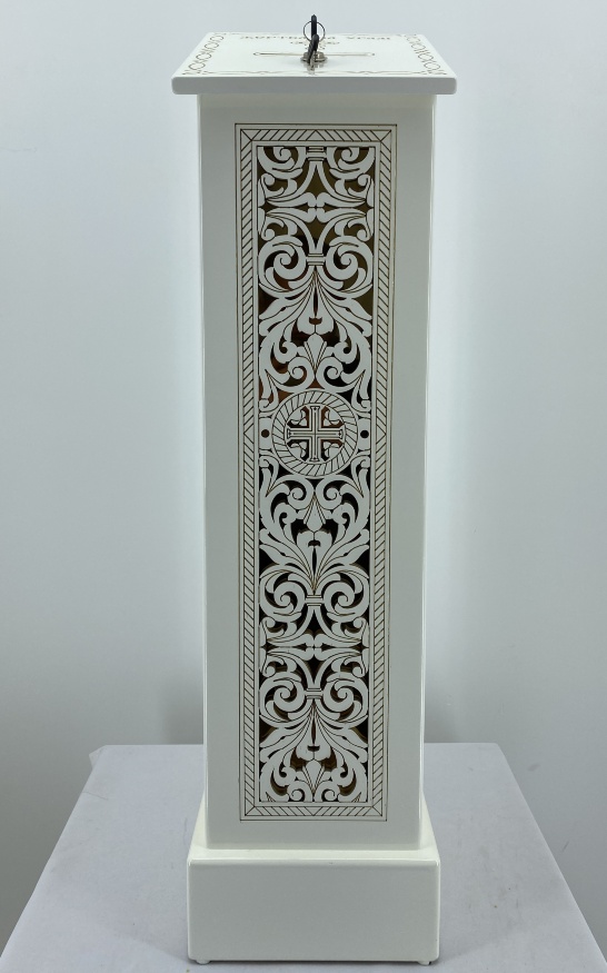 Offering Table for Church 24×24 cm (height 95–82 cm)