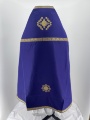 Priest Vestments, Embroidered Gabardine, with Embroidered Galloon, Embroidery "Meander"