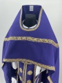 Priest Vestments, Embroidered Gabardine, with Embroidered Galloon, Embroidery "Meander"
