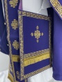 Priest Vestments, Embroidered Gabardine, with Embroidered Galloon, Embroidery "Meander"