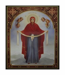 Icon of the Protection of the Mother of God 30×40