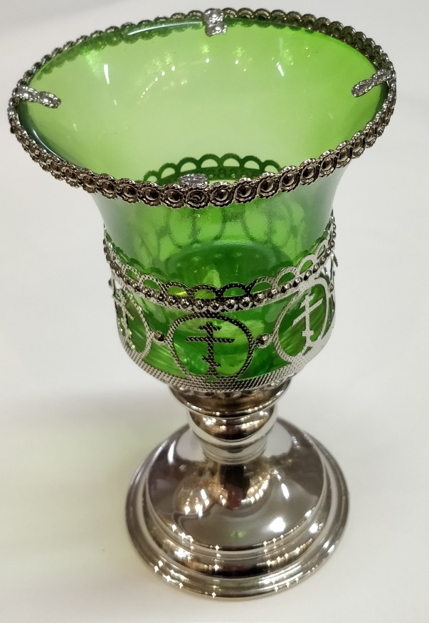 Table Lampada No. 10, nickel, 19×9.5 cm