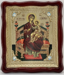 Icon of the Mother of God "Pantanassa" 48x42 cm